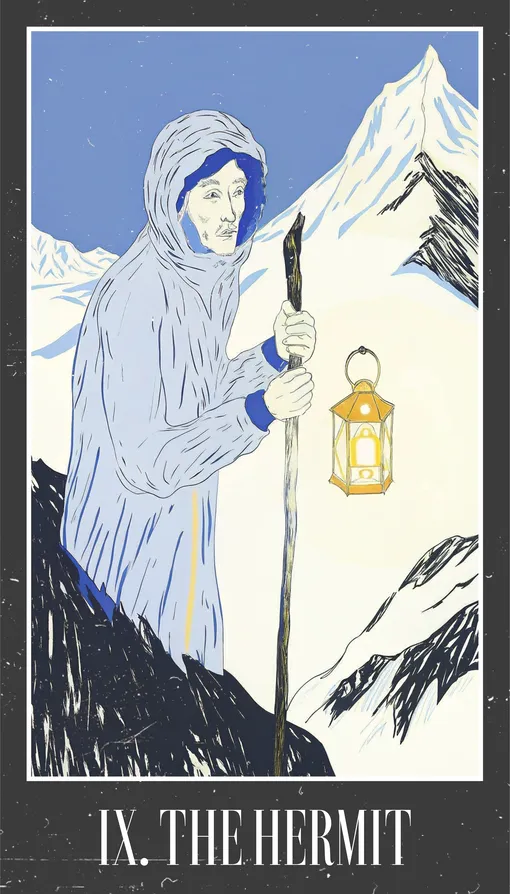 Карта «Отшельник» аркан Отшельник