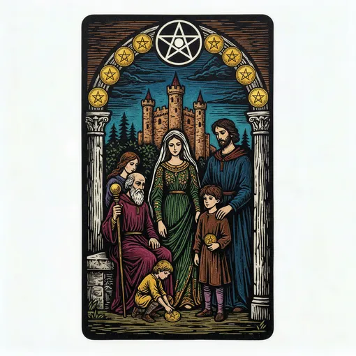 Десятка пентаклей