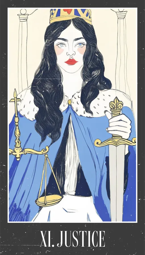 Карта Таро «Справедливость»