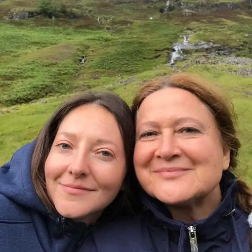 Тамара Глоба с дочерью Анной Тамара Глоба с дочерью Анной